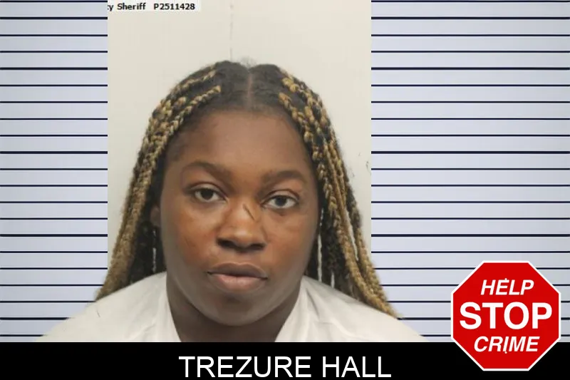 Trezure Hall Mugshots