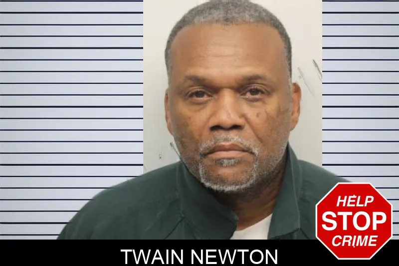 Twain Newton mugshot – Chatham County , Georgia Twain Newton mugshot