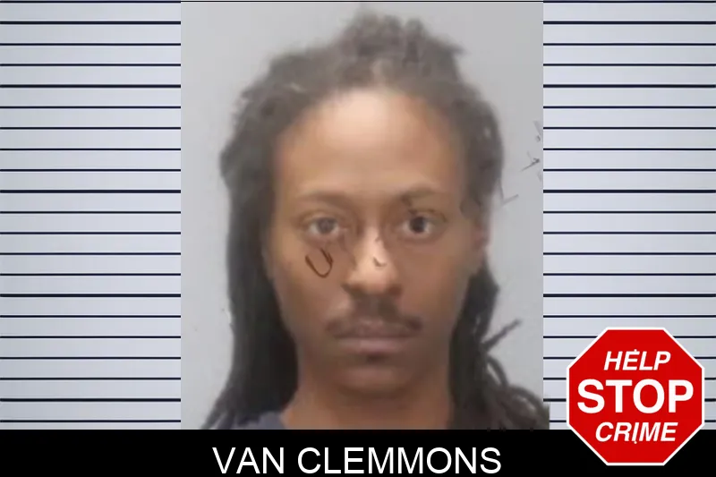 Van Clemmons mugshot