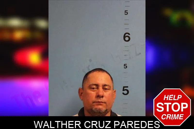 Walther Cruz Paredes Mugshots