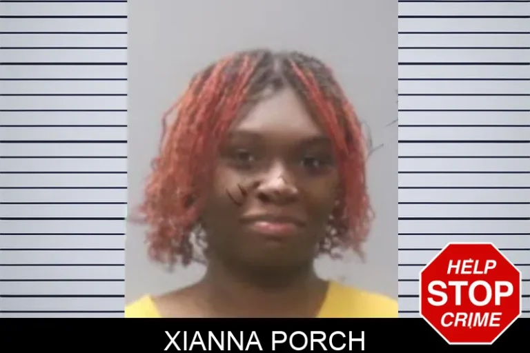 Xianna Porch mugshot – Muscogee County , Georgia Xianna Porch