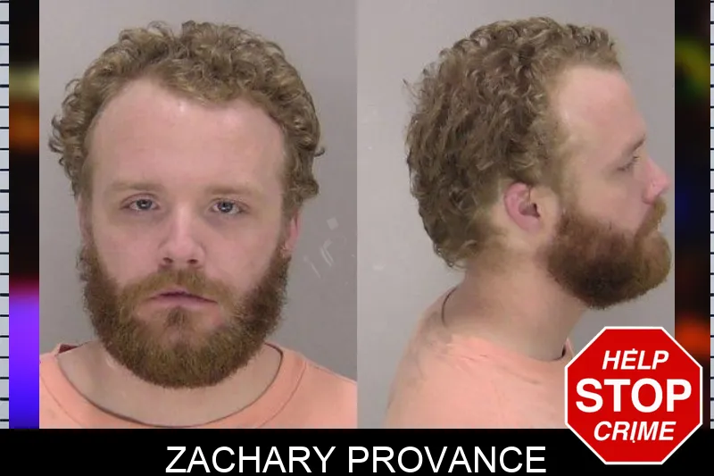 Zachary Provance Mugshots
