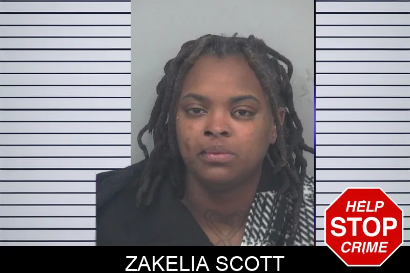 Zakelia Scott mugshot