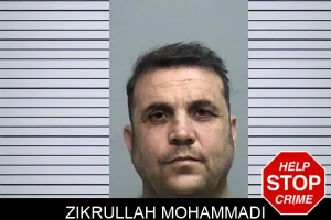 Zikrullah Mohammadi mugshot