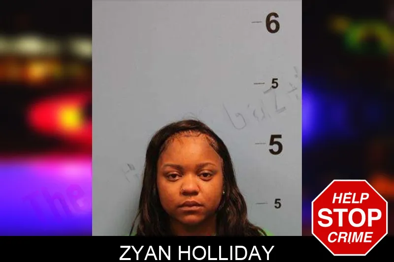 Zyan Holliday Mugshots