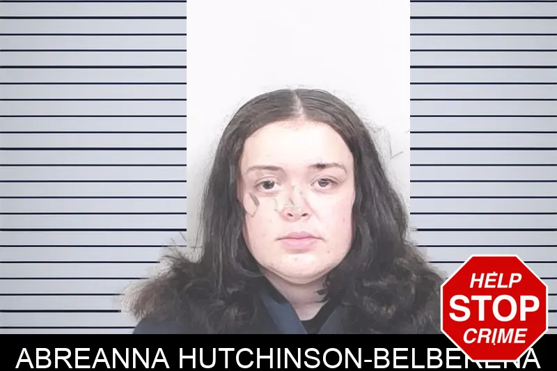 Abreanna Hutchinson-Belberena mugshot