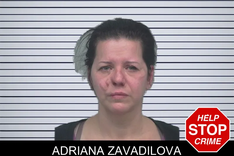 Adriana Zavadilova mugshot