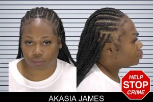 Akasia James mugshot