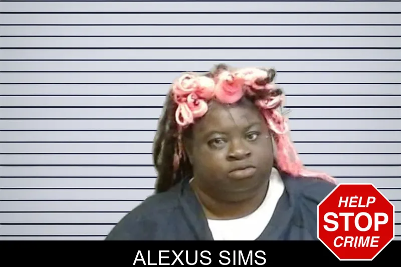 Alexus Sims mugshot
