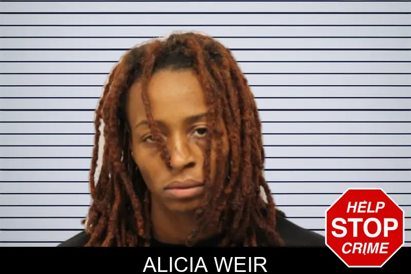 Alicia Weir mugshot