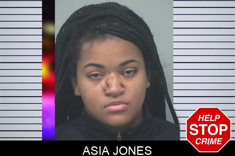 Asia Jones mugshot