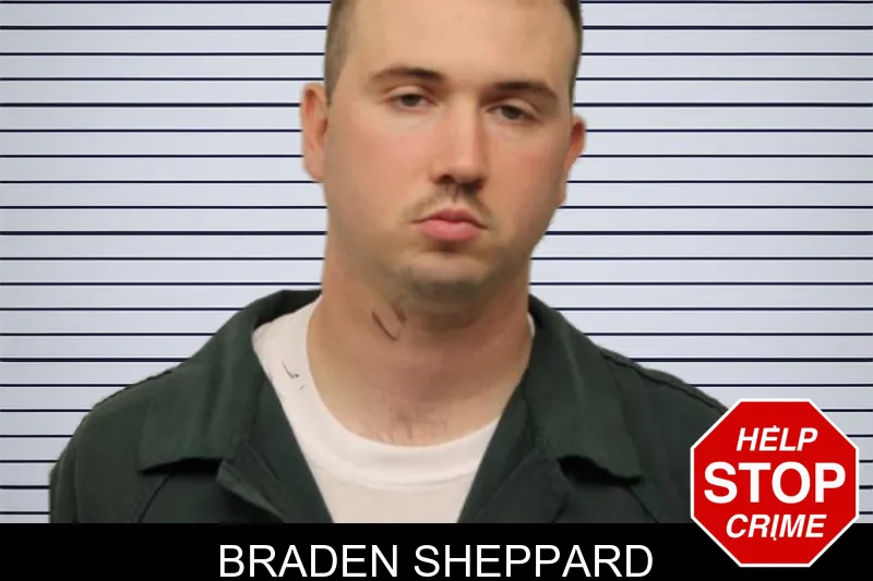 Braden Sheppard mugshot