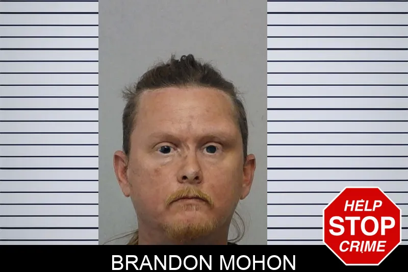 Brandon Mohon Mugshots
