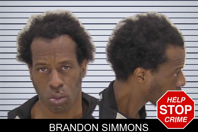 Brandon Simmons mugshot