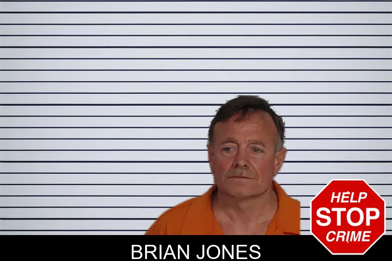 Brian Jones mugshot