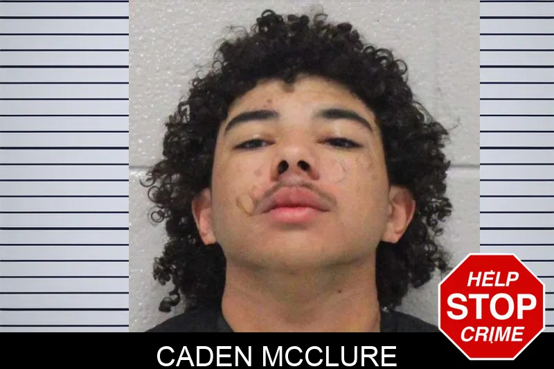 Caden McClure mugshot
