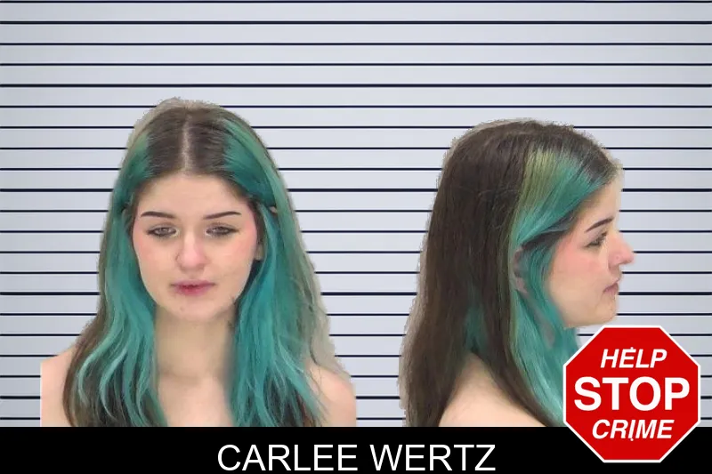 Carlee Wertz mugshot