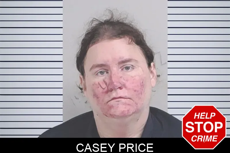Casey Price mugshot