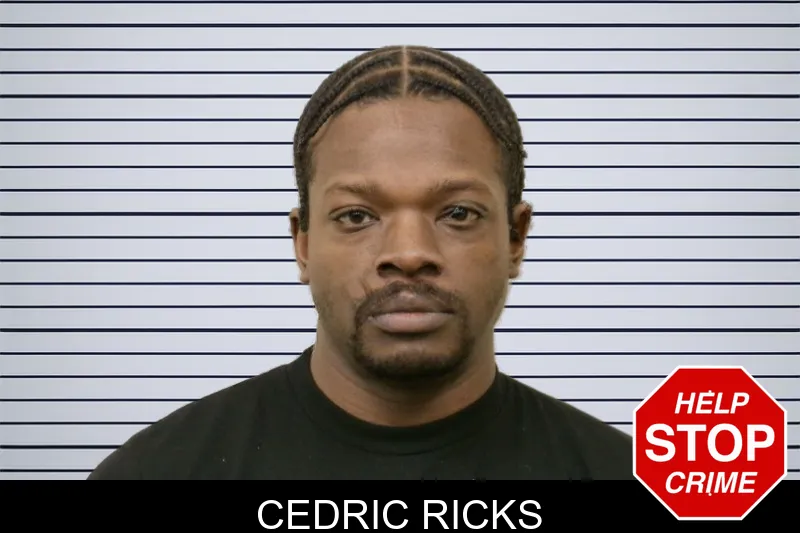 Cedric Ricks mugshot