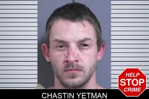Chastin Yetman mugshot