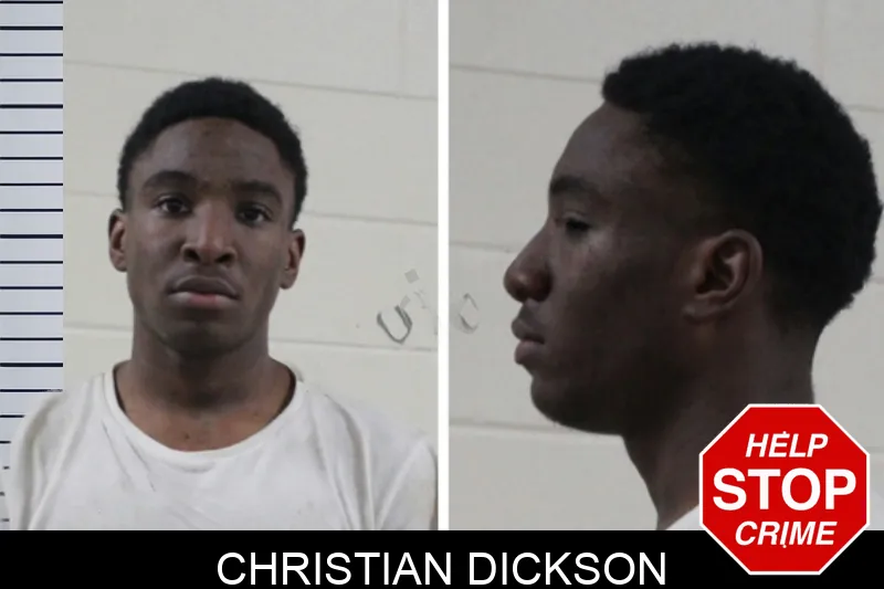Christian Dickson mugshot