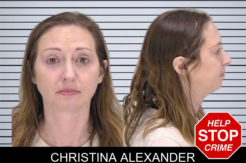 Christina Alexander Mugshots