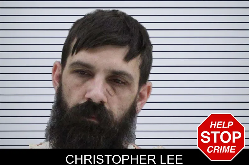 Christopher Lee mugshot