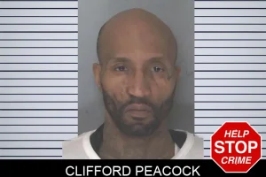 Clifford Peacock mugshot