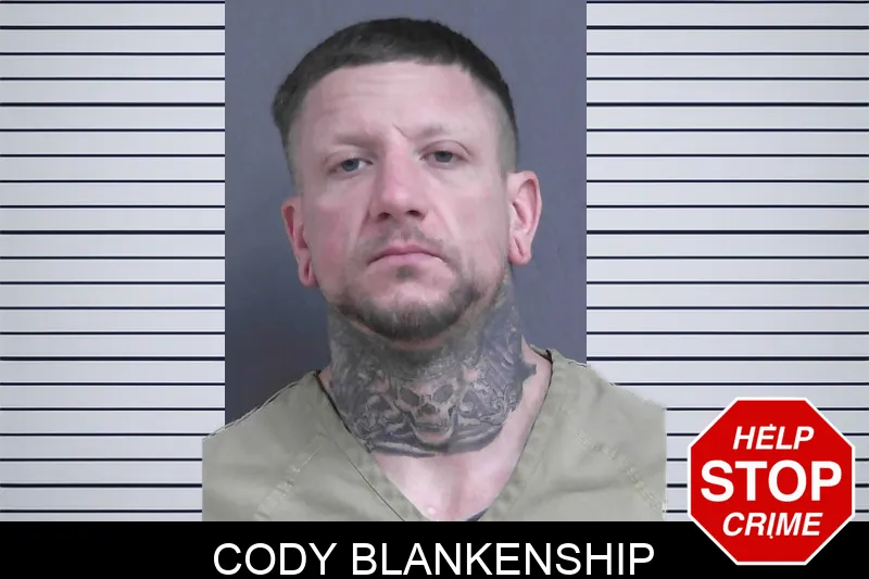 Cody Blankenship mugshot