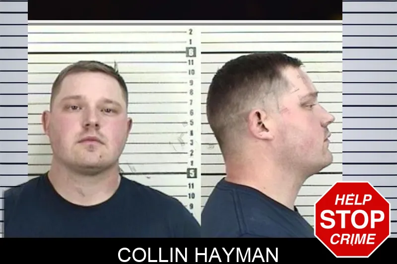 Collin Hayman mugshot
