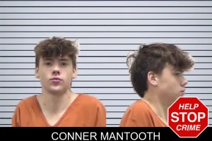 Conner Mantooth mugshot
