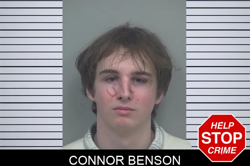 Connor Benson mugshot