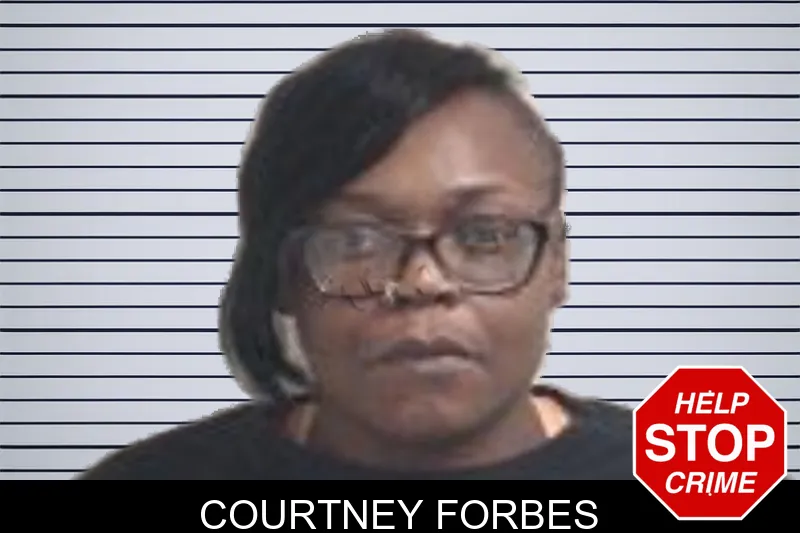 Courtney Forbes mugshot