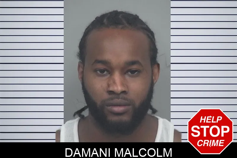 Damani Malcolm mugshot