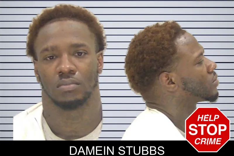 Damein Stubbs mugshot