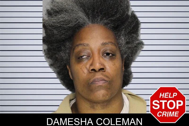 Damesha Coleman mugshot