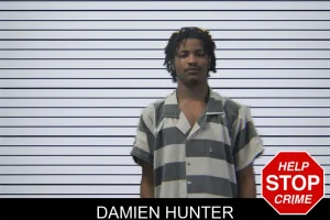 Damien Hunter mugshot
