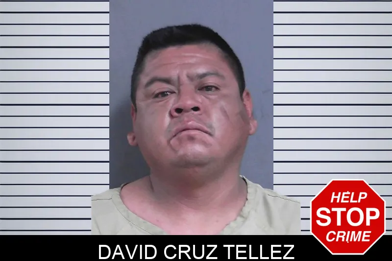 David Cruz Tellez mugshot