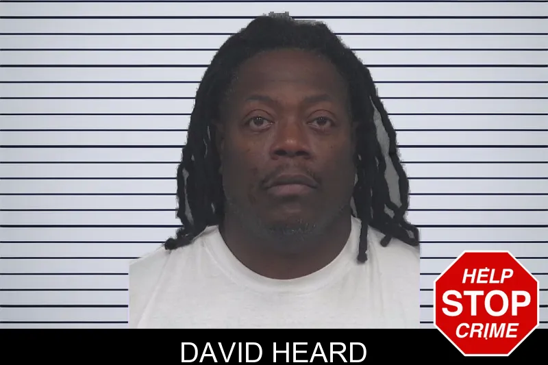 David Heard mugshot