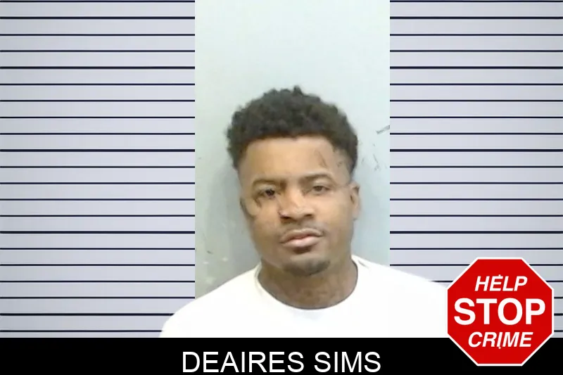 Deaires Sims Mugshots