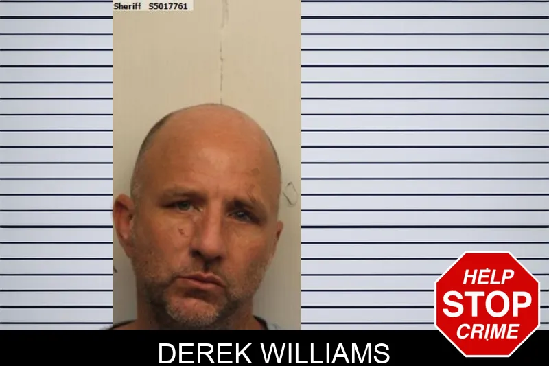 Derek Williams mugshot