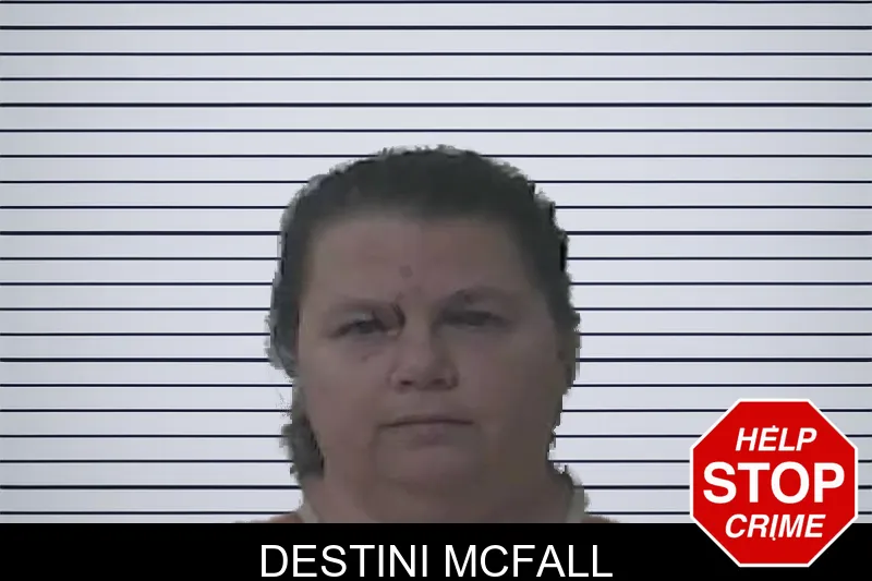 Destini McFall mugshot