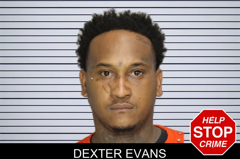 Dexter Evans Mugshots