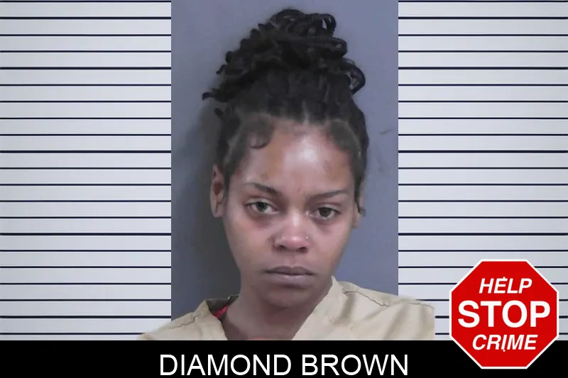 Diamond Brown mugshot – Gordon County , Georgia Diamond Brown mugshot