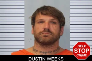 Dustin Weeks mugshot