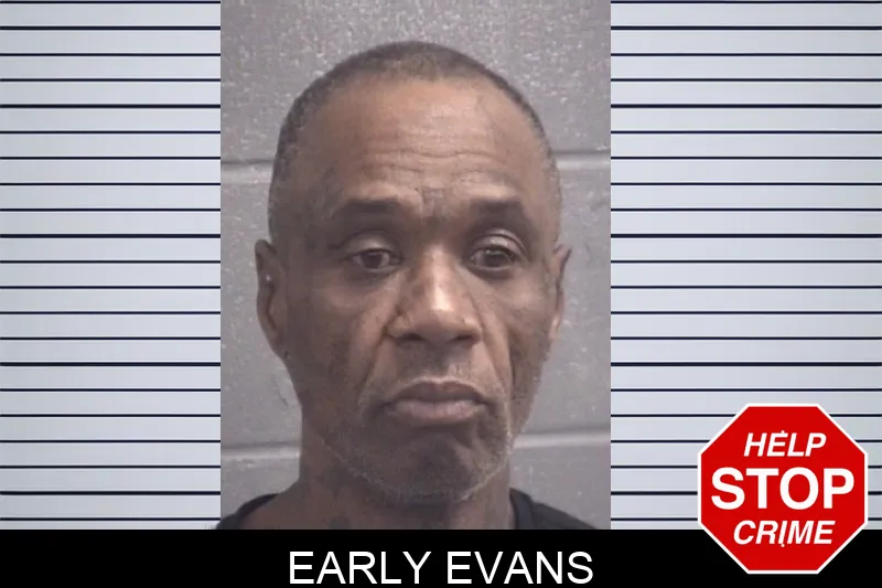Early Evans mugshot