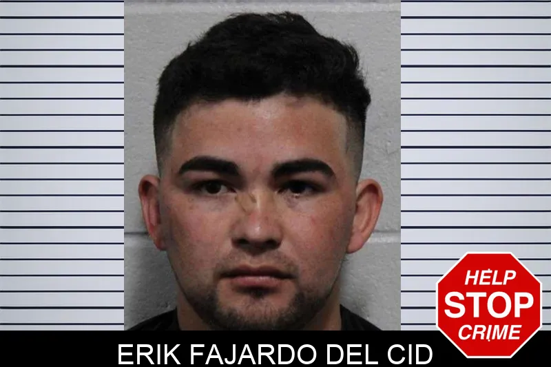 Erik Fajardo Del Cid mugshot