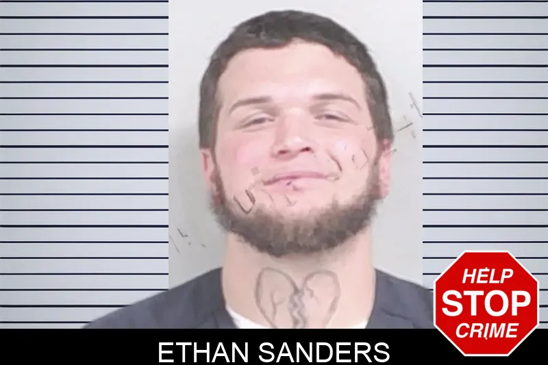 Ethan Sanders mugshot