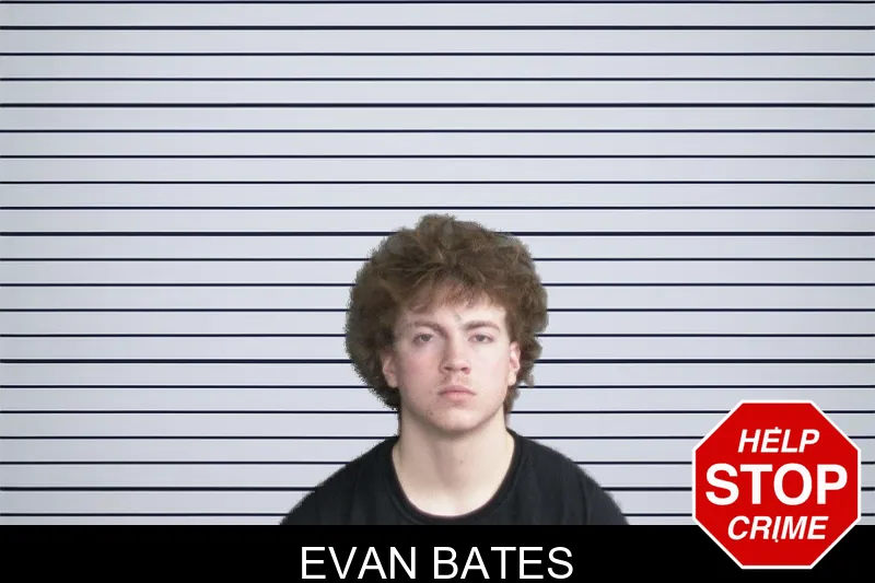 Evan Bates mugshot