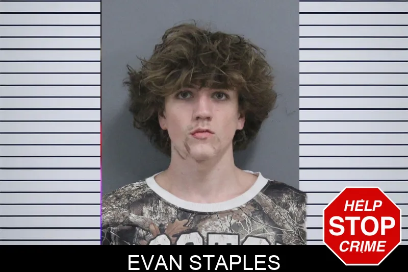 Evan Staples mugshot